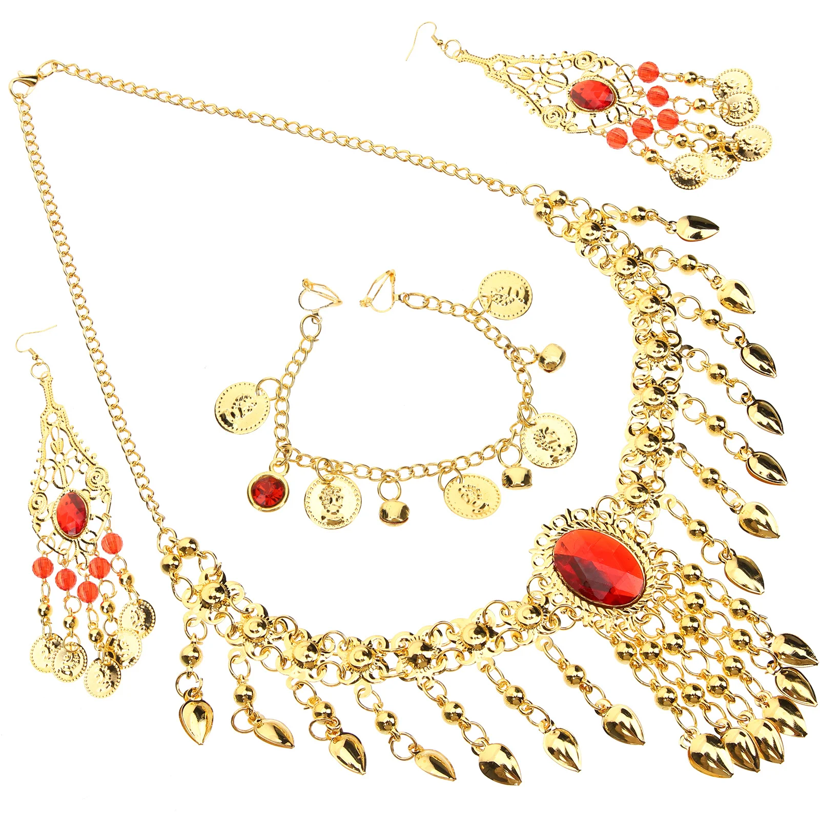 

1 Set Nose To Ear Chain Earrings Dance Jewelry For Women Wedding Party Cosplay Accessories Dangle Ear Cuffs