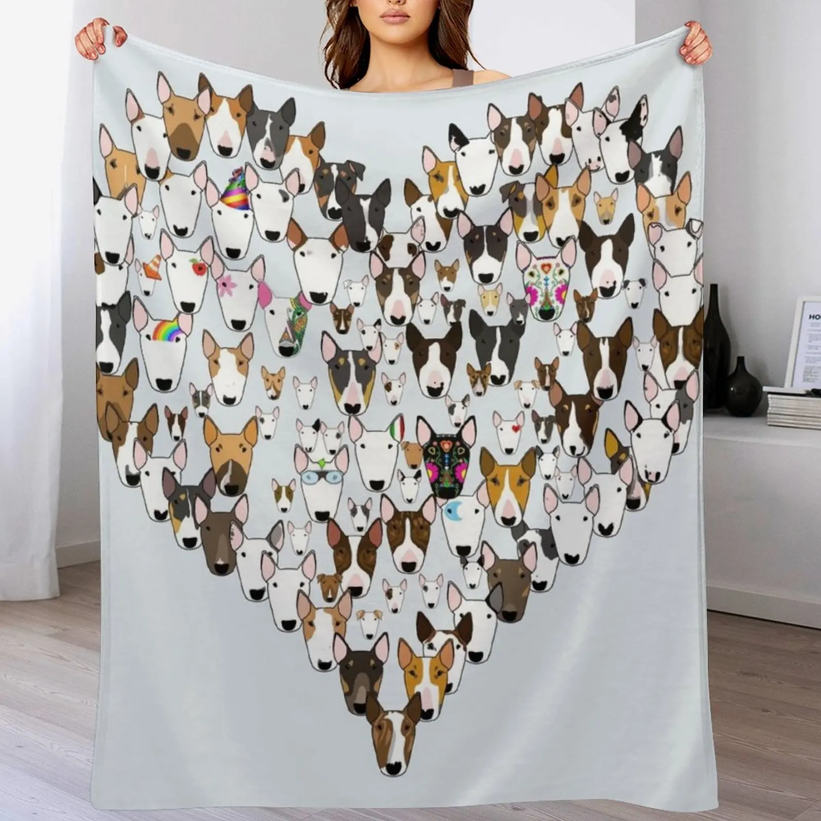 

Bully Love Throw Blanket Summer Hairy Single Blankets For Bed Blankets