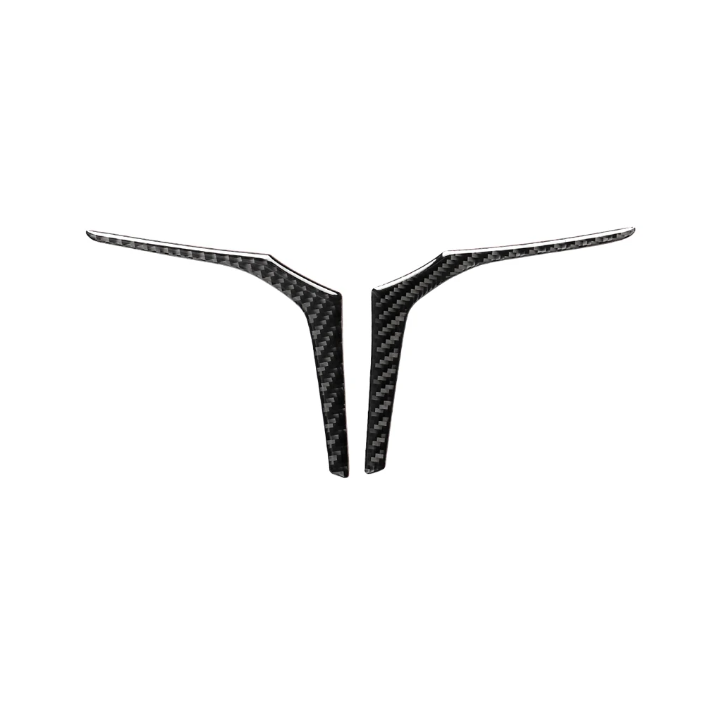 Fibra di carbonio per BMW G30 G01 18-20 G02 19-20 Car Styling volante fondo Trim Sticker Tuning interno accessori Auto
