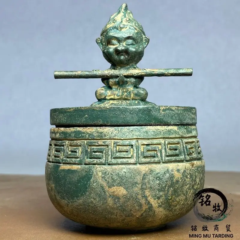 Retro Wukong meditation Monkey King incense burner Ornament Decoration Tea Pet Figurines Desk Decor Accessories