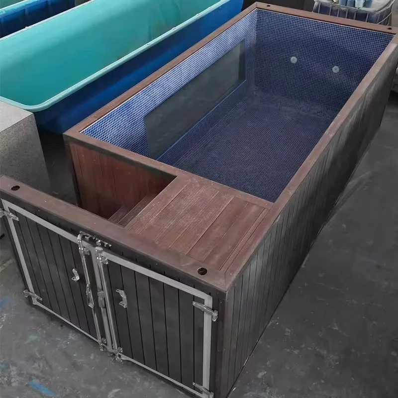 Prefab Outdoor Container Swimming Pool Easy Installation Portable Pool For Backyard Villa Resort