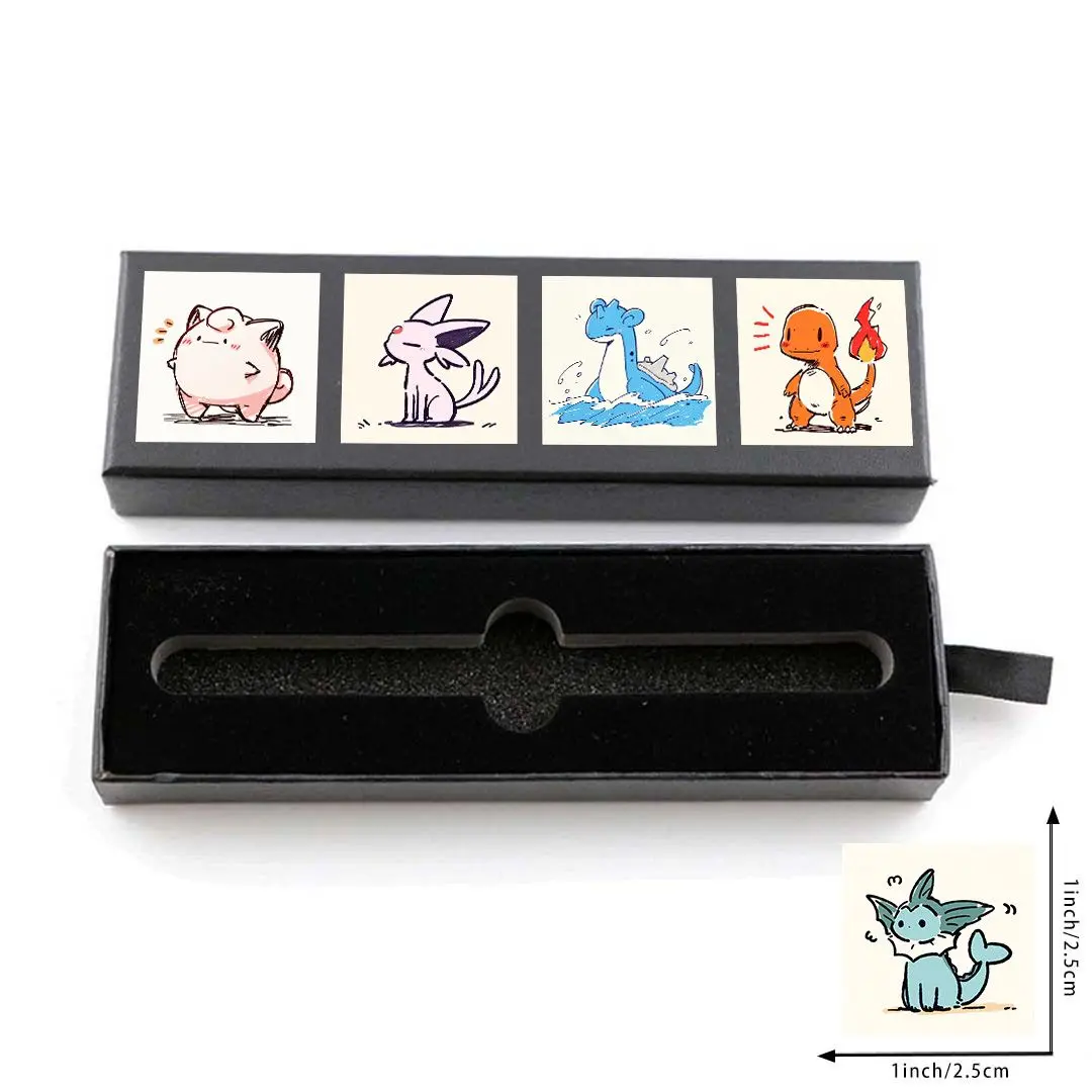 500 Sheets/Roll Pokémon Avatar Stickers Cute Decorative Stickers for Journals, Room Decor, Cartoon Back-to-School Study Gift view 4
