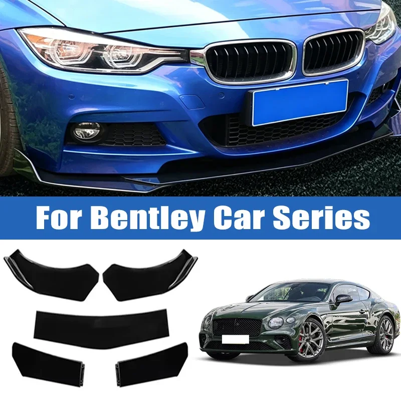 

5pcs Upgraded Front Bumper Shovel with Stepped Design High-Quality ABS Material Car Accsesories for Bentley Continental GT