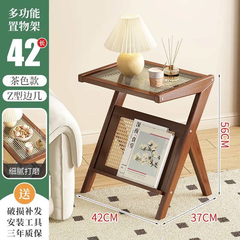 mesa de cabeceira, sofá lateral, chá, café pequeno, Changhong retangular