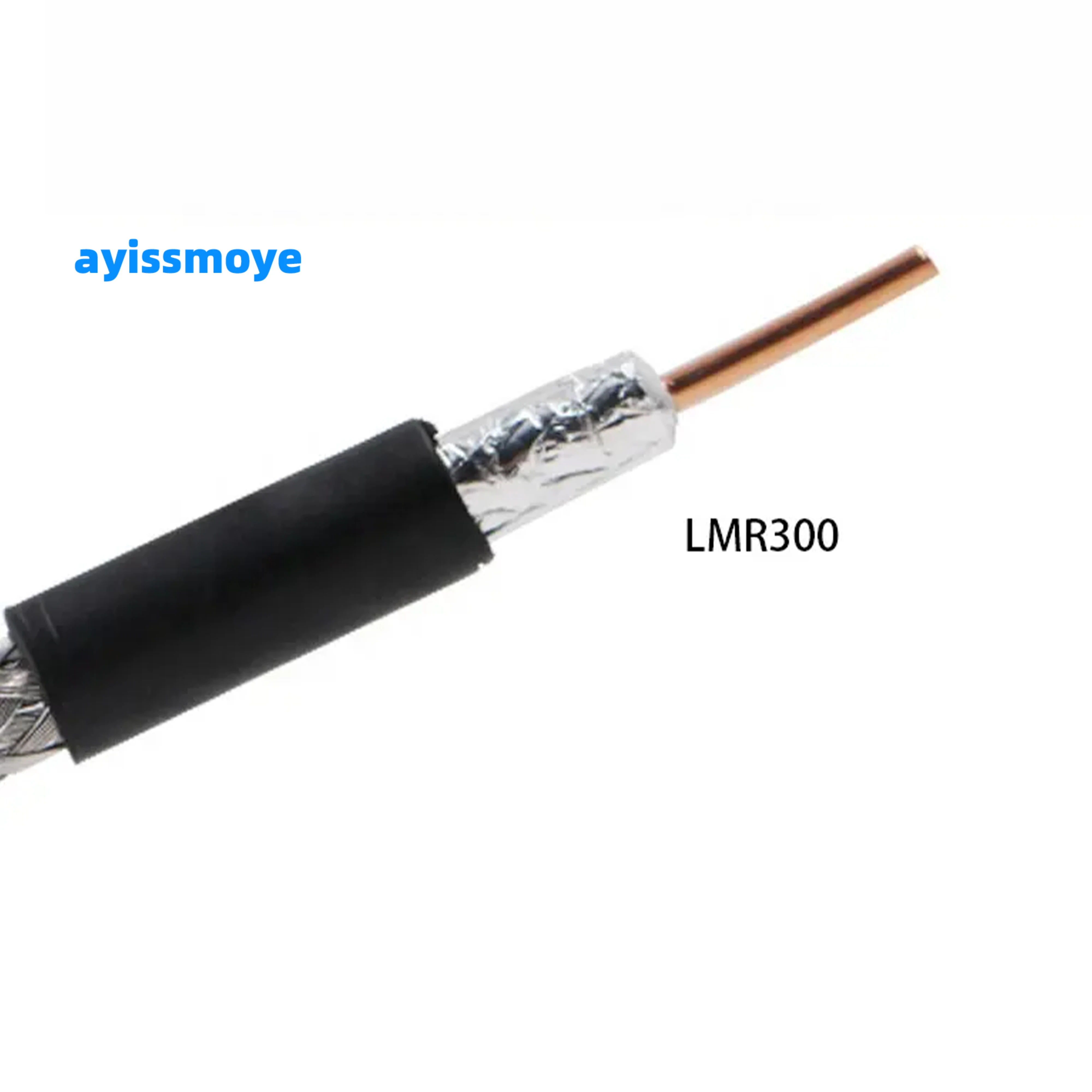 

LMR200 LMR300 LMR400 RG58 Коаксиальный фидер RF-кабель с низкими потерями 50-7 75-7 Коаксиальный кабель LMR600 Посеребренная медная оплетка