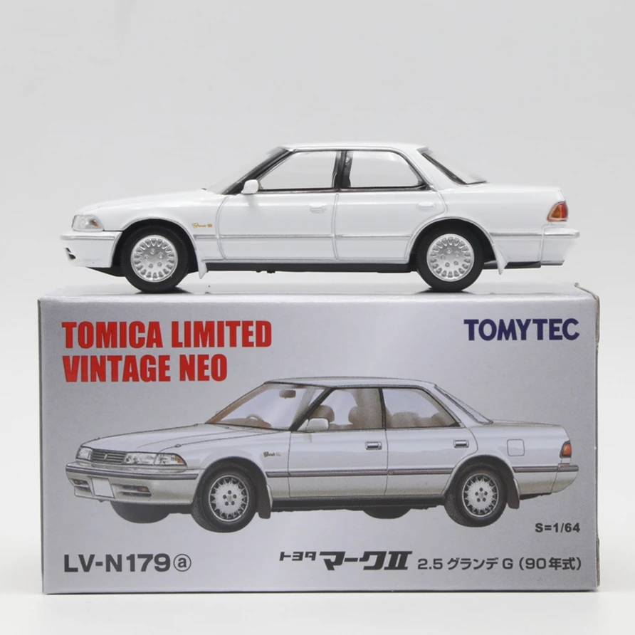 Tomytec Tomica TLV N179A/B Mark II 2.5 Grande G JDM Limited Edition Simulation Alloy Static Car Model Toy Gift