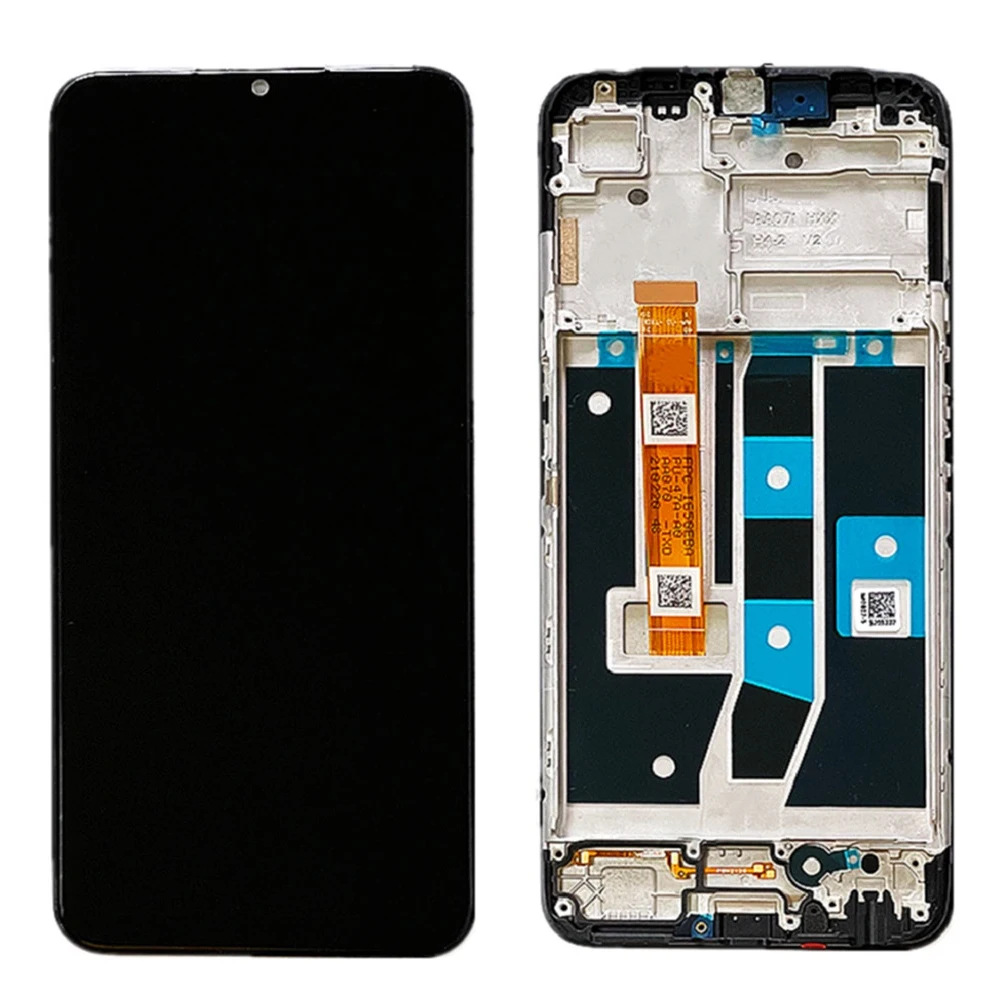 6.53 \'\'per OPPO A16 CPH2269 Display LCD Touch Screen Digitizer Assembly per OPPO A16S CPH2271 LCD con sostituzione del telaio