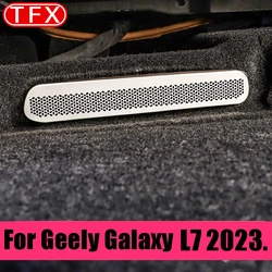 For Geely Galaxy L7 2023 2024 Car Styling Underseat Air Outlet Mask Cover Air Conditioning Outlet Net Auto Modified Accessories