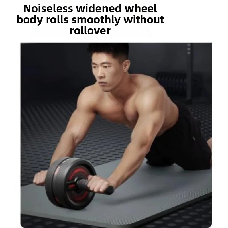 Abdominal Roller Wheel for Core Strength Training | Abdomen Fat Burning Workout Fitness Equipment for All Skill Levels，Fitness