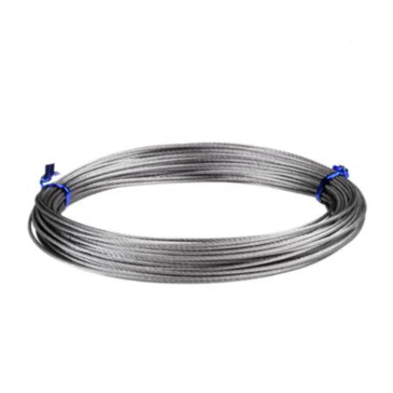 

SS316 marine grade stainless steel wire rope cable 7X7 Structure rope 1.5 mm diameter