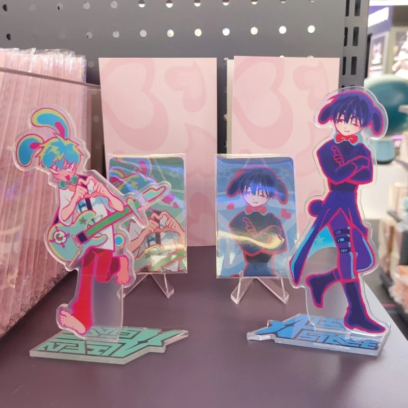 

Оригинальная коллекционная фотокарточка из серии «Кролик из космоса» в акриловой коробке-сюрпризе, трендовый подарок для девочек и фанатов аниме