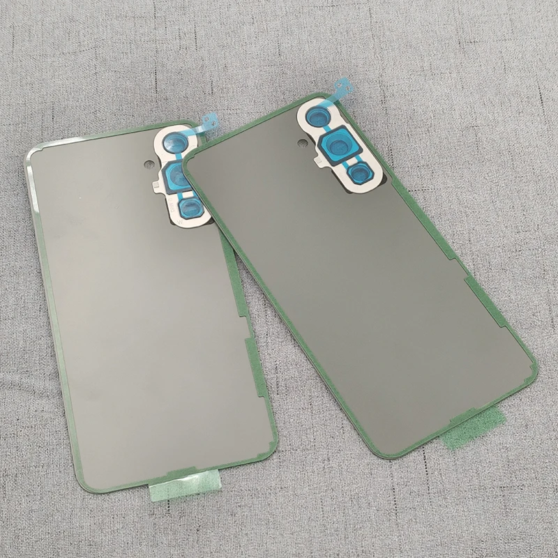 Reemplazo de vidrio trasero para Samsung S23 FE S711, cubierta de batería, panel trasero, carcasa con lente de cámara para Galaxy S23FE 6