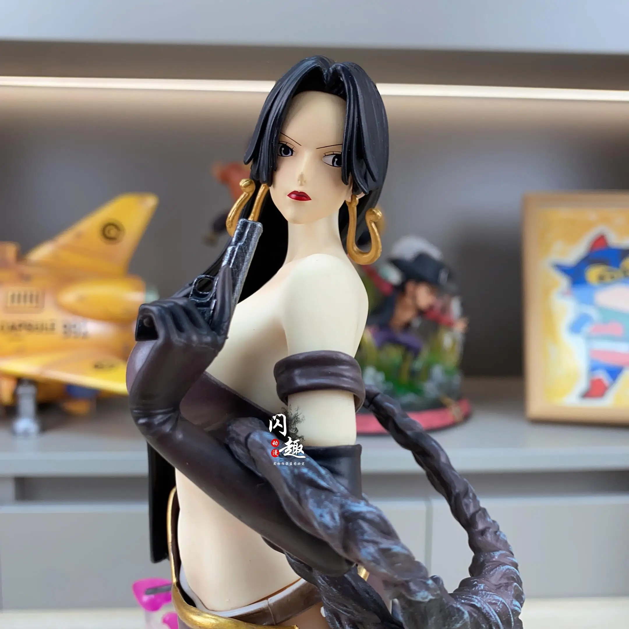 One Piece Anime Figuren Neue 37 cm Boa Hancock Gk Sexy Hancock Figur Pvc Statue Modell Puppe Sammlung Zimmer Ornament spielzeug Geschenk