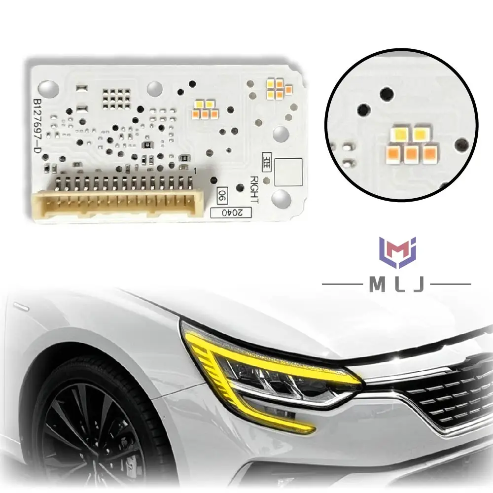 B127696-D B127697-D For Renault Megane 2021-2023 Multiple Colors Headlight Angel Eye DRL Light Source Chip 260556623R 260551566R