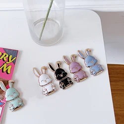 Bunny Finger Ring Holder Mini Pull Rod Mobile Phone Stand Universal Cell Phone Foldable Back Sticker Phone Accessories Hot Sale
