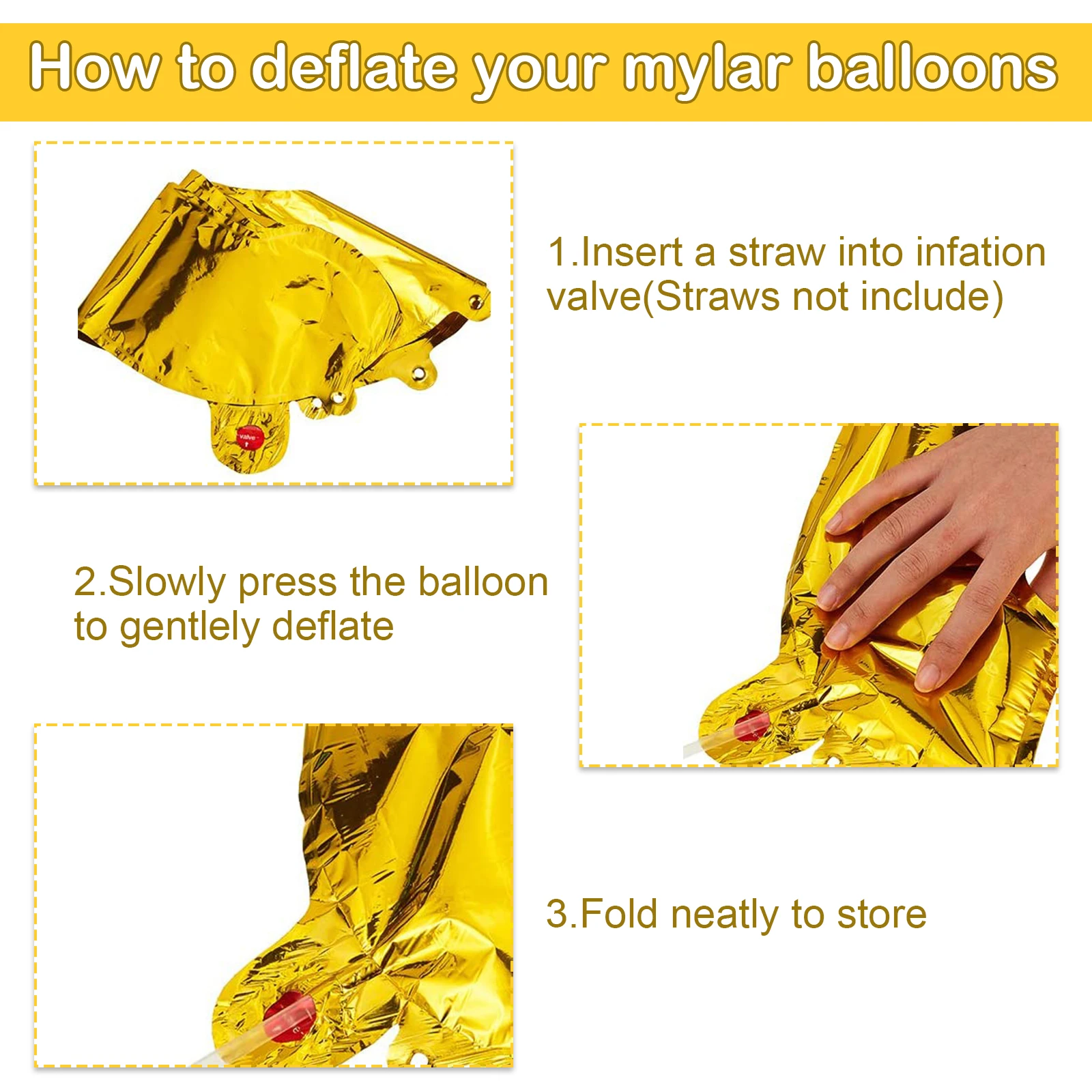 Pack of 24 Aluminium Foil Balloon Festival Office Bedroom Decoration