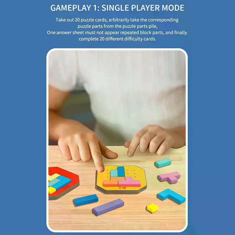 어린이 직소 퍼즐 장난감 기하학 다채로운 논리적 사고 게임 몬테소리 교육 수학 장난감 어린이 두뇌 훈련