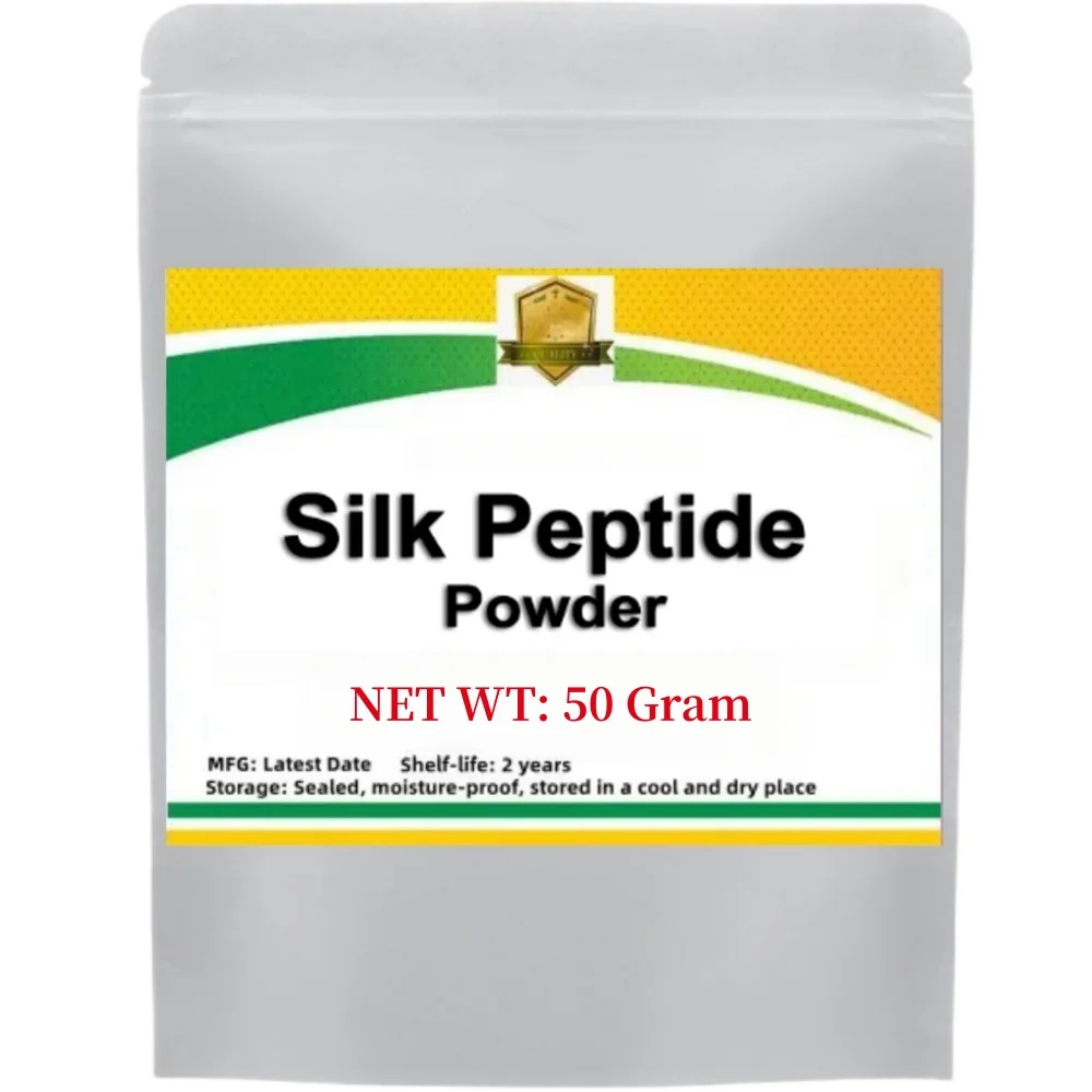 Hot Selling Cosmetics Grade Silk Peptide Powder Silk Protein Material