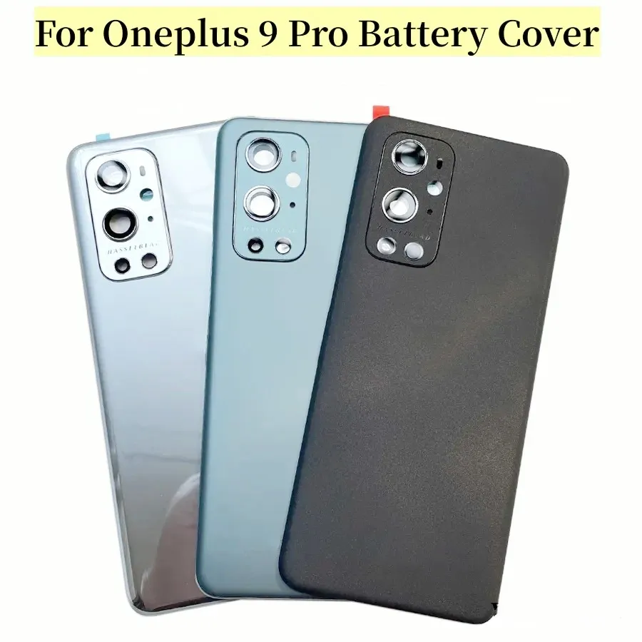 

Glass For OnePlus 9 Pro Battery Cover Panel Rear Door Housing Case Oneplus 9Pro Back Cover With Camera Lens With Logo