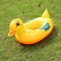 Yellow Duck Inflatable Seat,Ideal for Summer Play & Learning