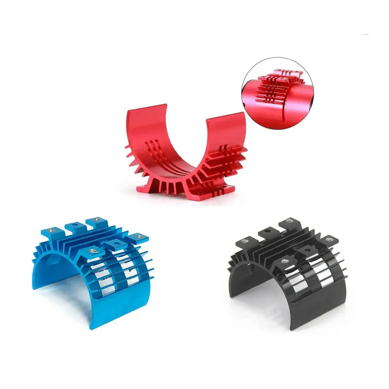 NEEBRC 36 mm RC Metallkühlabdeckung Kühlkörper für 1:10 RC Auto Axial Traxxas 540 550 3650 3660 3670 3674 Motor Kühlkörper Teile