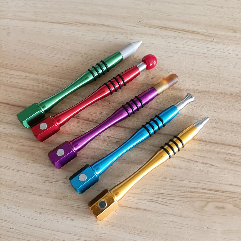 

Paintless Dent Repair Tool 5Pcs Aluminum Alloy Dent Removal Pen With M5 Tips Auto Body Tap Down Tools