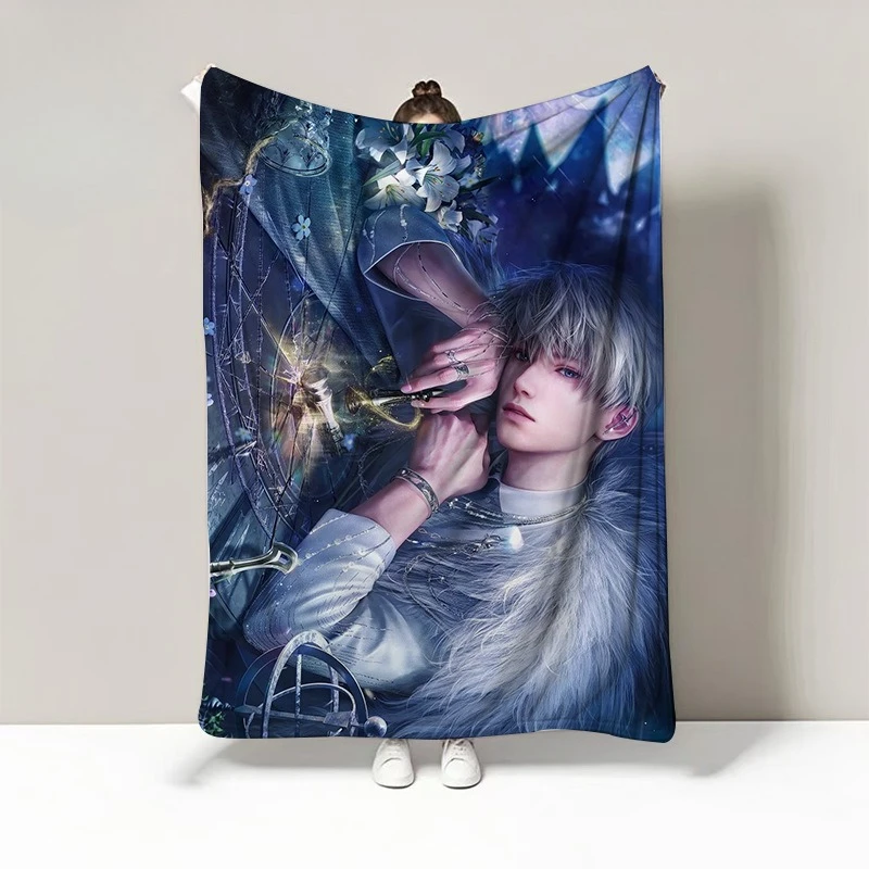 150x100cm Love and Deepspace Blanket Xavier Zayne Rafayel Throw Soft Rug Sofa Bed Camping Travel Gift Household Goods view 3