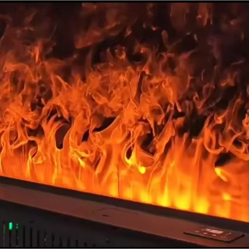 Atomizing Fireplace Decorative Cabinet Living Room Atmosphere Lamp Built-in Household Electronic Flame Humidifier