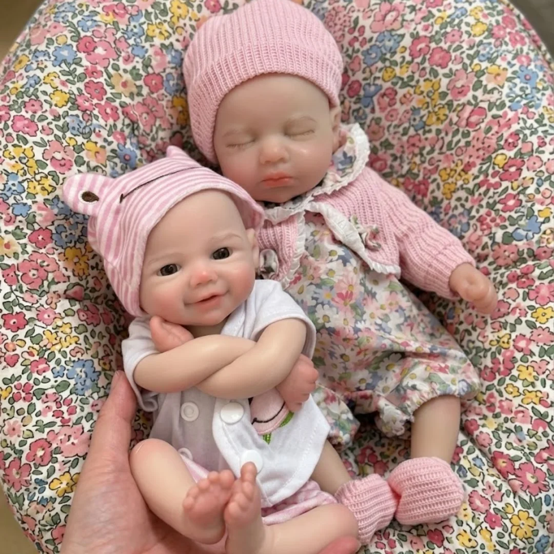 1-pz-13-pollici-bambola-reborn-in-silicone-con-bocca-aperta-corpo-lavabile-e-pelle-dipinta-morbida-al-tatto-bambola-neonato-in-silicone