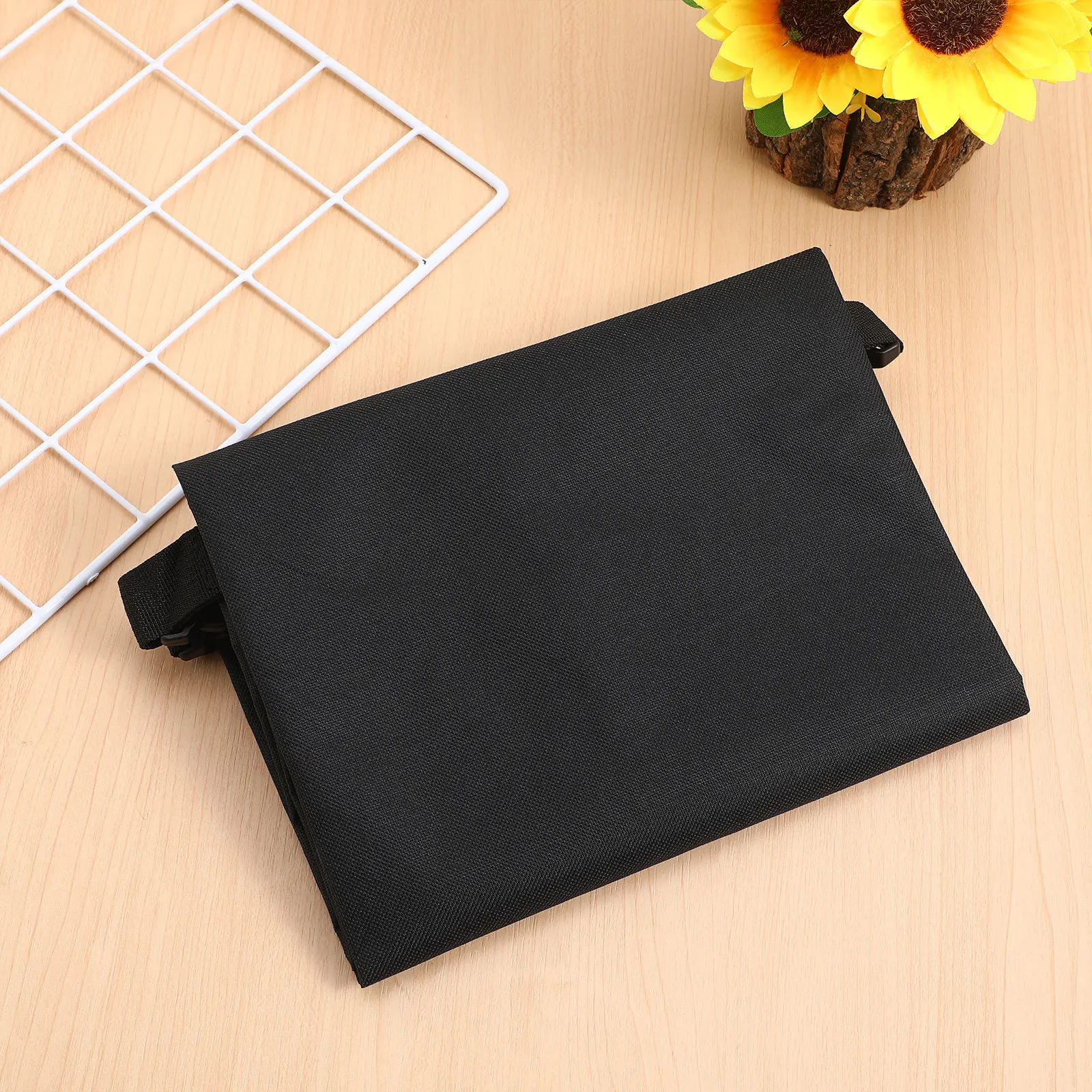 

Ткань Оксфорд, сумка для кислородного бака для инвалидной коляски, портативный регулируемый ремень, складной держатель для кислородной бутылки, черный, универсальный, совместимый