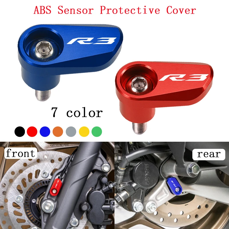 

Защита датчика ABS переднего и заднего колеса мотоцикла для YAMAHA YZF-R3 YZFR3 YZF R3 2015-2020, универсальные аксессуары 2018 2019
