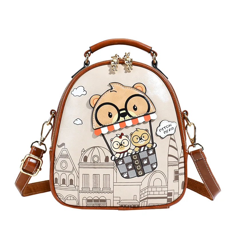 

Sli Versatile Travel oulder Crossbody Bag Simple Faion Double oulder Bapa for Youth Daily Use PU Material