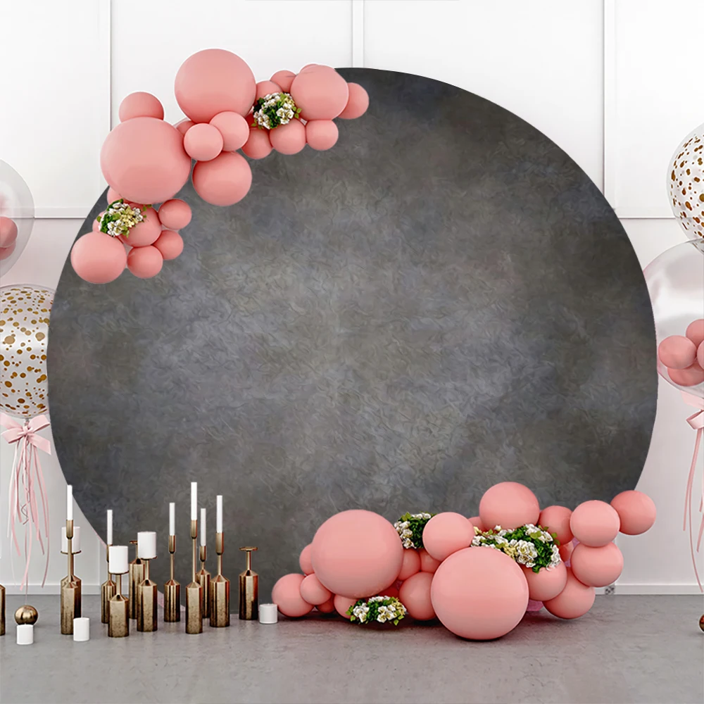 Fondo redondo degradado Vintage, cubierta abstracta azul, rosa, negro, decoración para fiesta de cumpleaños y boda, retrato artístico para adultos, fondo fotográfico