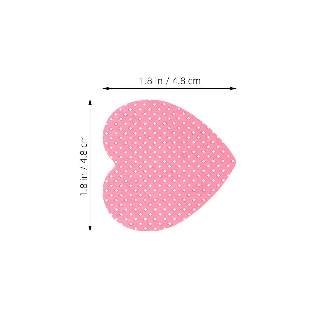 4 Boxes Heart Shaped Nail Wipes Lint Free Soft Cotton Nail Glue Remover Pads for Gel Acrylic Nails Dot Painting Eyelash Adhesive view 3