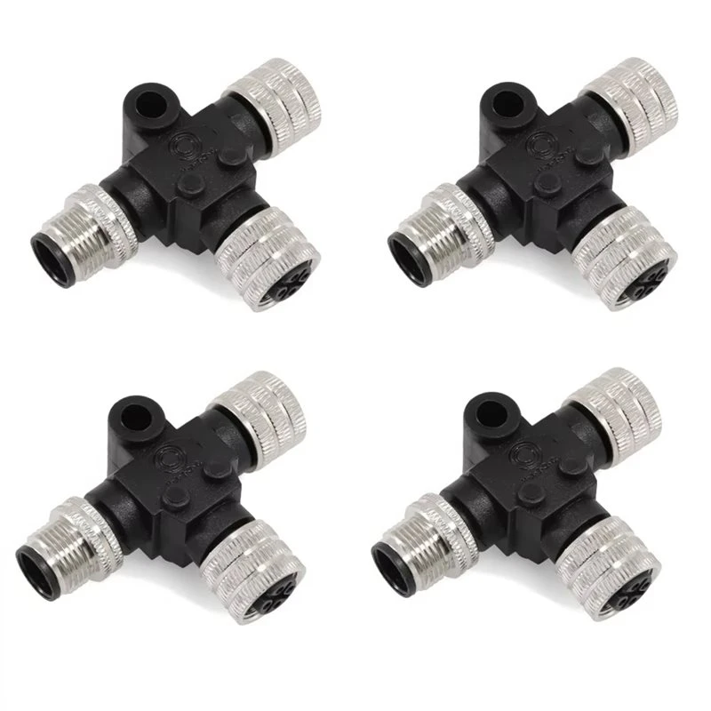 A76K NMEA 2000 3 Port Multiport T Connector Adapter Kit 4PCS 0-190Ohm Starter NMEA2000 Connectors