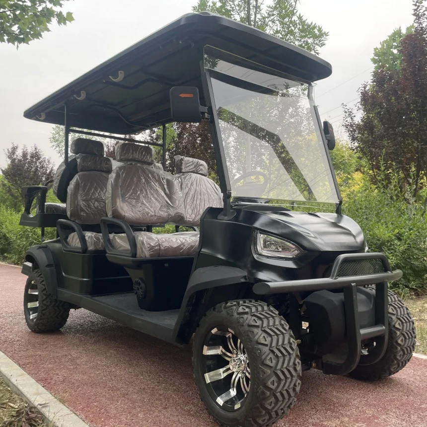 Global Sale 48V Lithium Battery Golf Cart Consistent And Efficient Electric Drivetrain New Model E 4 Seater Electric Golf Cart