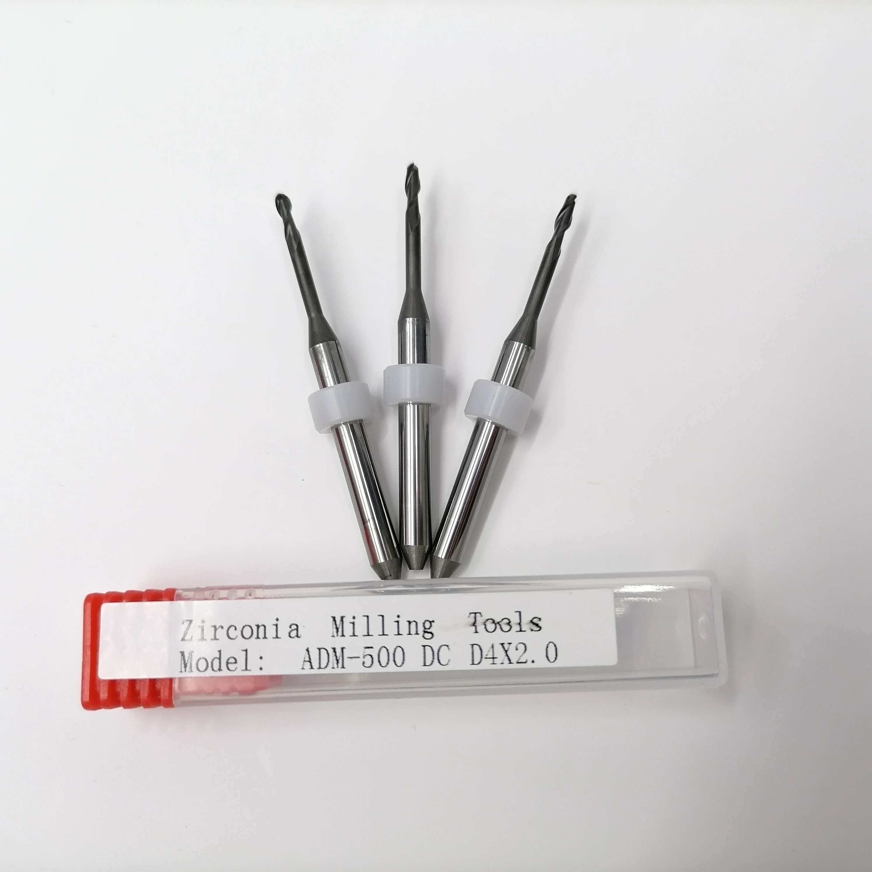 Adite milling Diamond coated burs used in dental laboratory for zirconia pmma to make Crown and Bridge