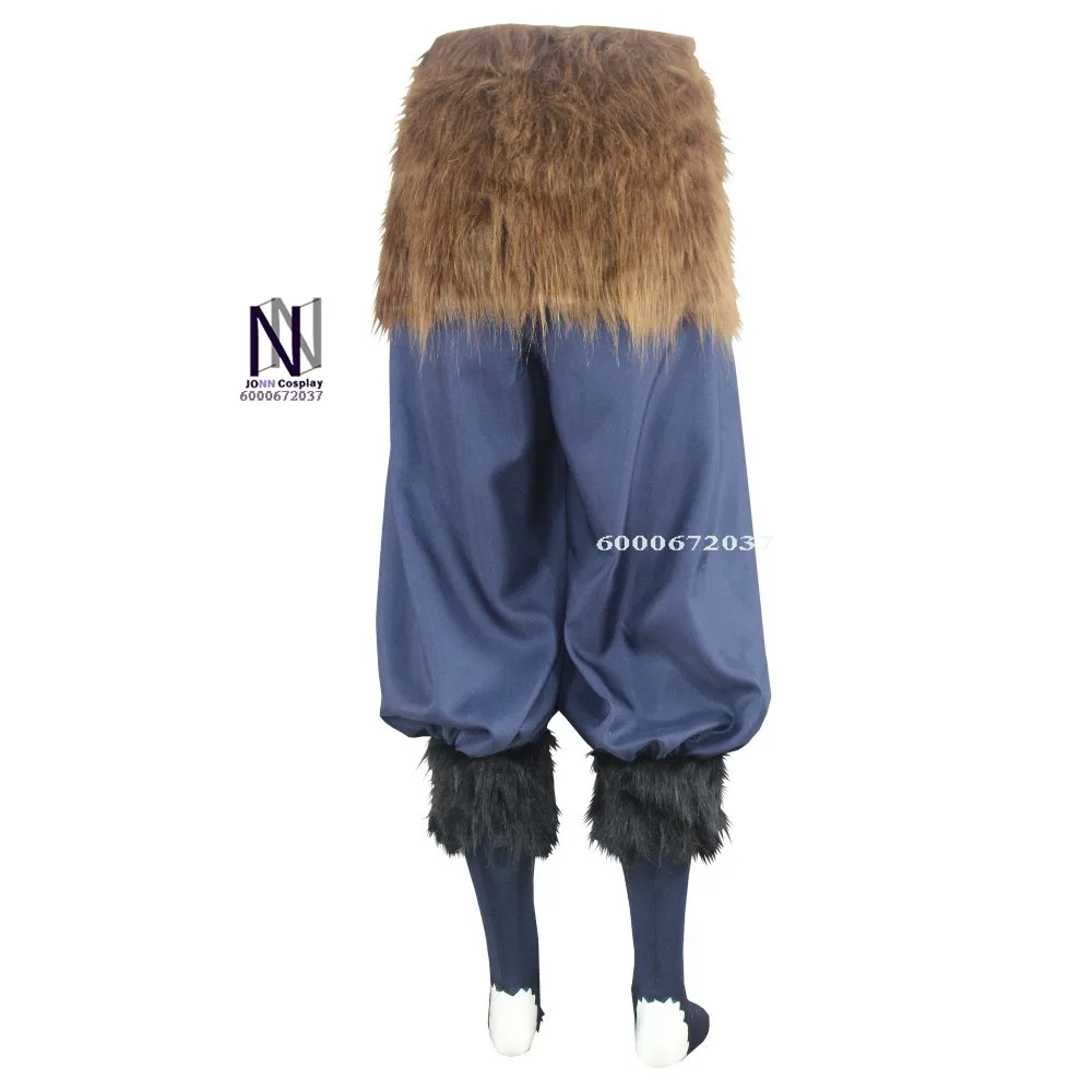 Halloween anime inosuke cosplay traje-máscara de javali e sandálias japonesas adulto masquerade outfit