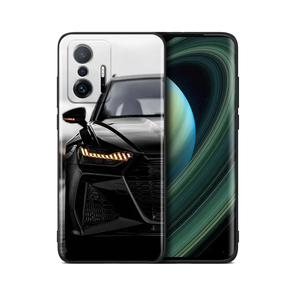 Black A-Audi Luxury Cars Comics Phone Case For Xiaomi 14 13 12 12T 11 11T 10T POCO M6 M5 M4 M3 X5 X4 X3 F6 F5 F4 F3 TPU Case