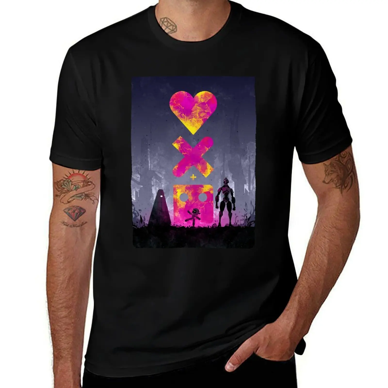 Love Death Robots T-Shirt Minimal Art Print T-Shirt