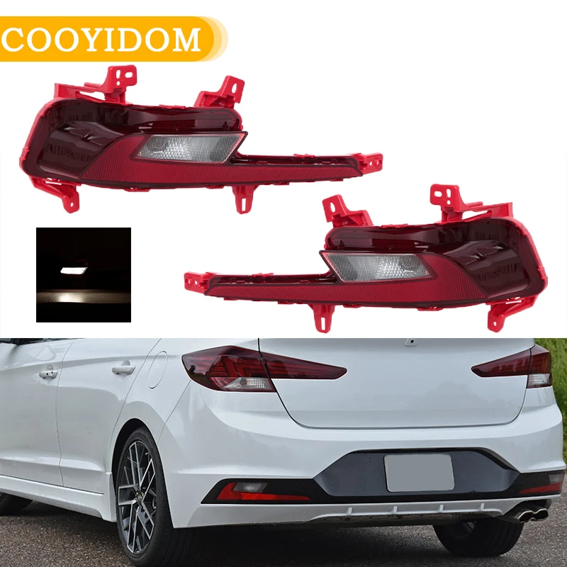 

Для Hyundai Elantra 2019-2020: задний бампер, светоотражатель, фонарь, указатель поворота, стоп-сигнал, предупреждающий фонарь, автомобильные аксессуары