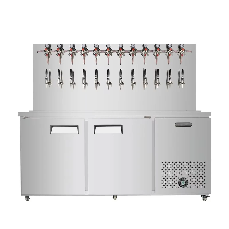 Stainless Steel 304 Beer Keg Dispenser Coolers Kegerator for Bar Pub