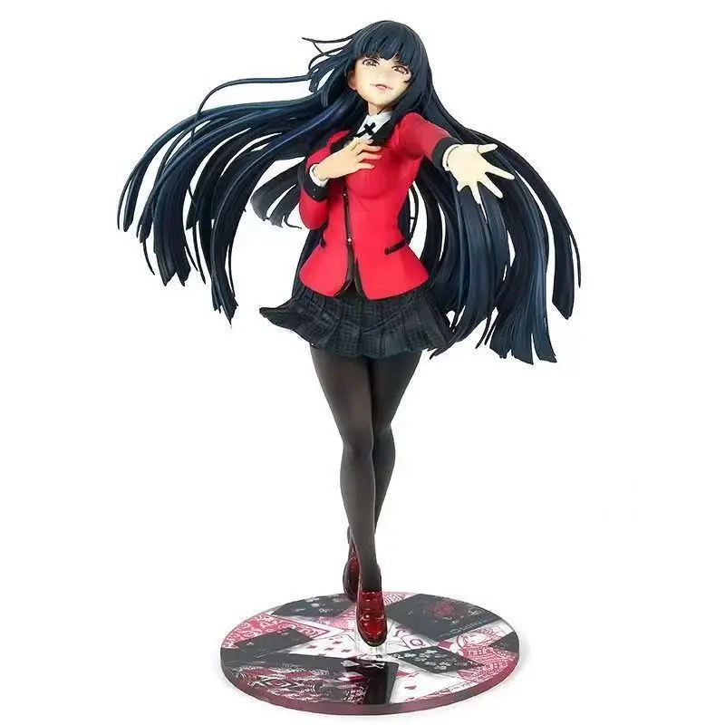 

Collection Anime Figures Jabami Yumeko PVC Model School Uniform Doll Action Figure Toys for Kids Girl Christmas Decoration