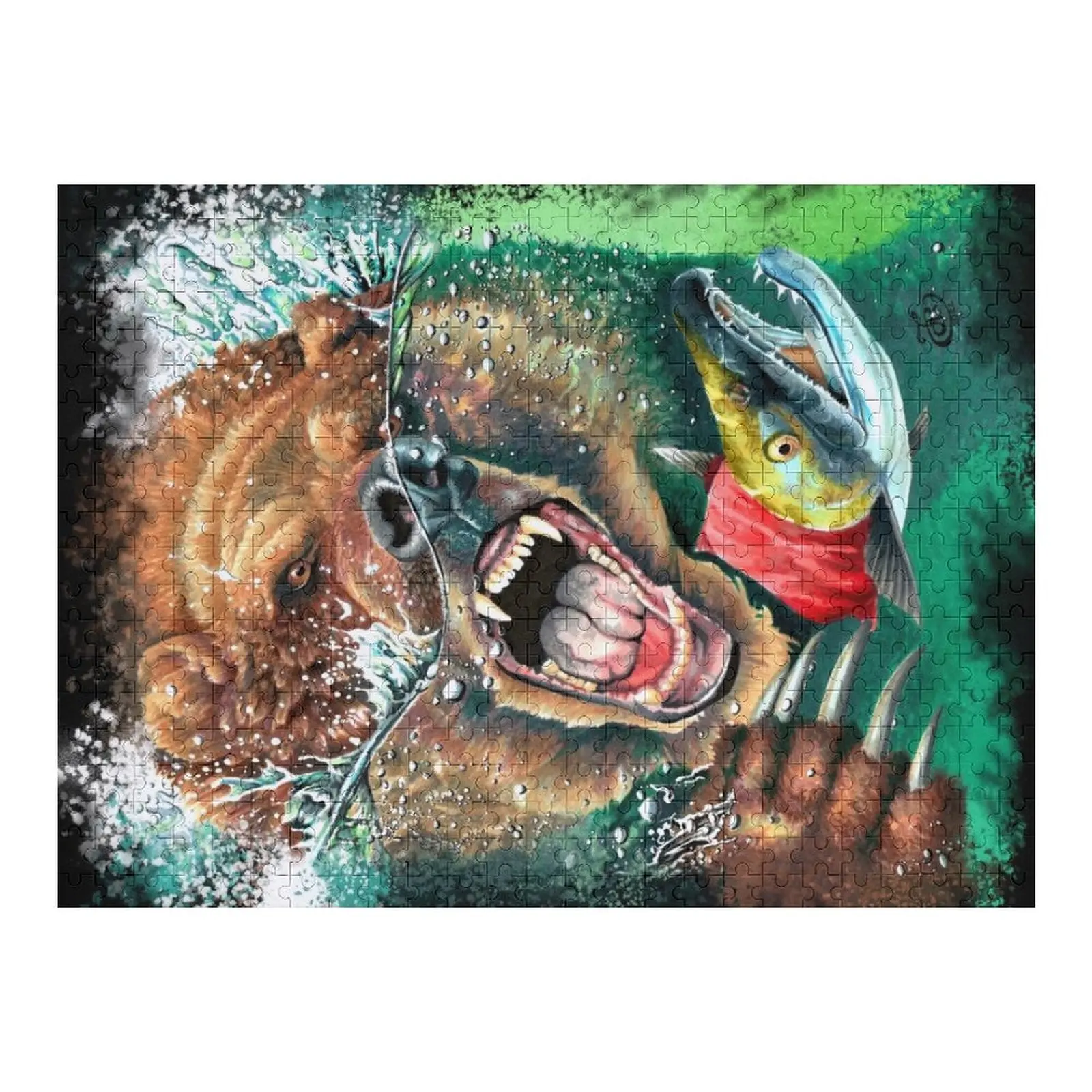 

Медведь гризли, головоломка, весы, двигатели, настраиваемый подарок, игра с животными, детская головоломка