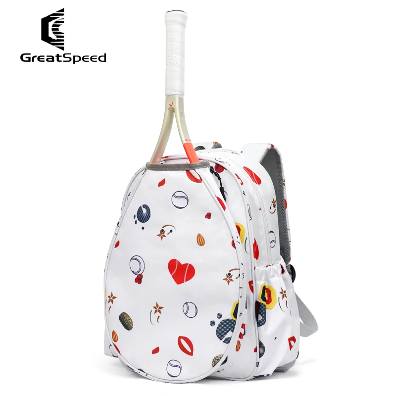 2022 New Women's Fashion Bag Tennis Backpack with Sneakers Compartment Adult Children Kids Racquet Sports Badminton Bag