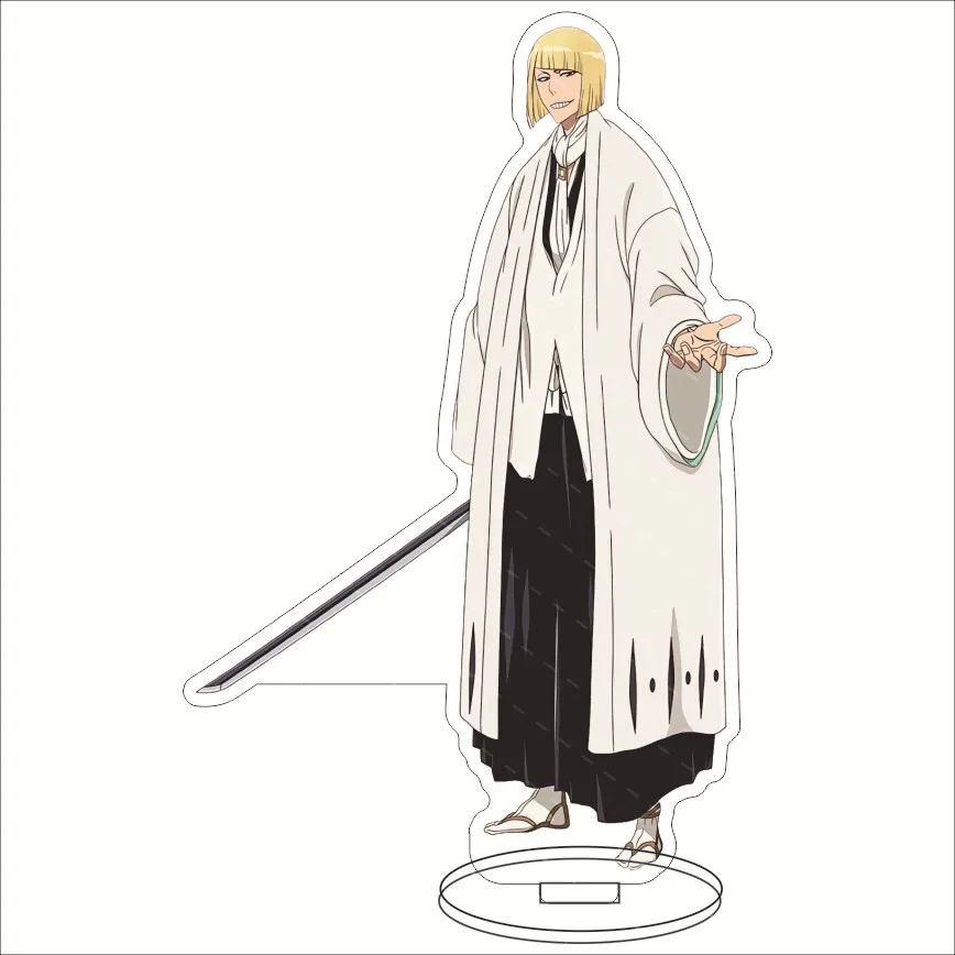 Anime BLEACH Figures Kurosaki Ichigo Aizen Sousuke Acrylic Stands Character Hirako Shinji Decor Model Prop Birthday Gift 15CM