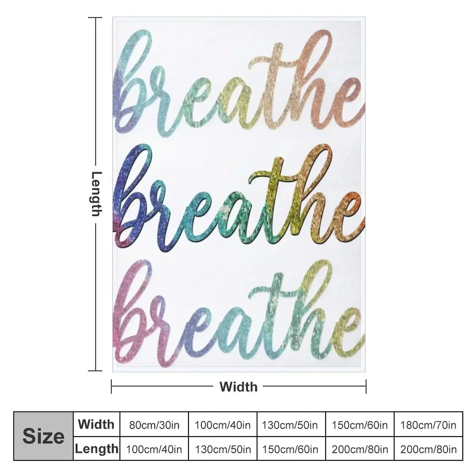 Tarlos - Breathe Throw Blanket couch cozy soft plush fuzzy picnic outdoor blanket