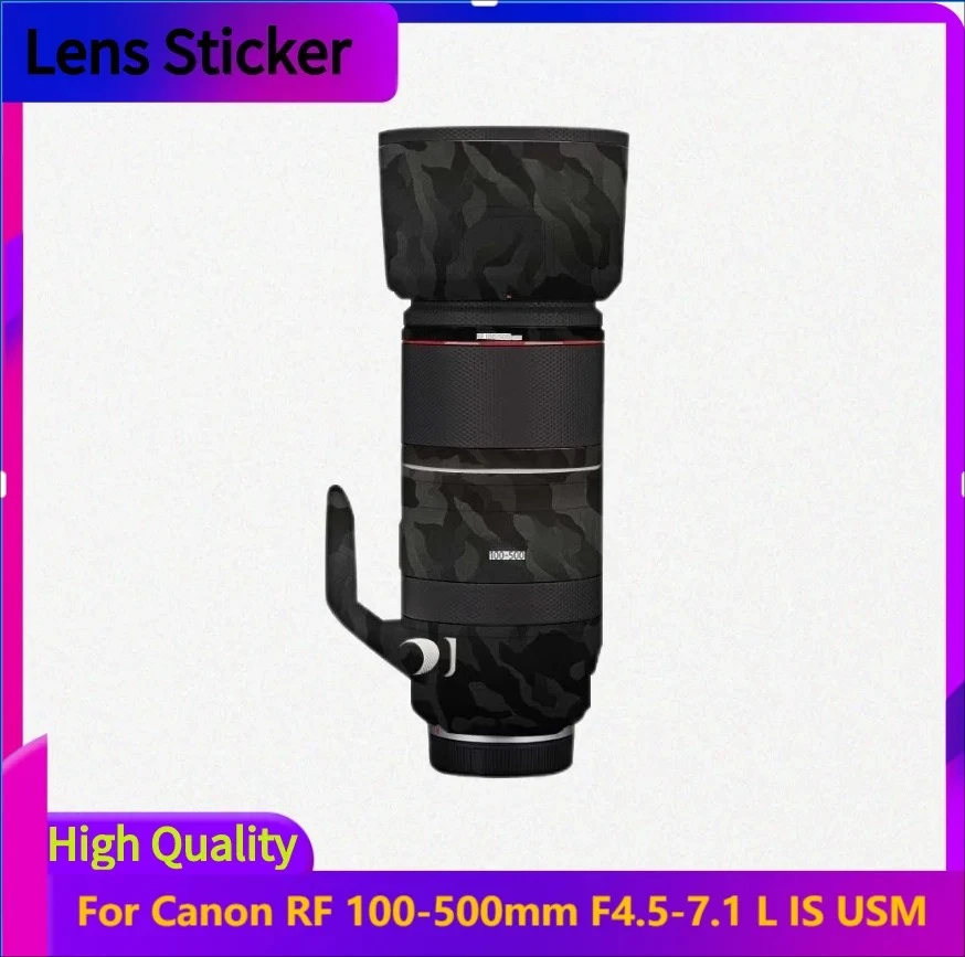

For Canon RF 100-500mm F4.5-7.1 L IS USM Lens Sticker Protective Skin Decal Film Anti-Scratch Protector Coat RF100-500