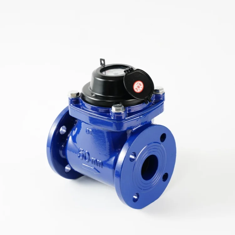 عداد مياه الحديد الزهر الجاف متعدد النفاث من الفئة B ISO4064 لتوصيل DN50 DN65 DN80 DN100 DN200 DN500