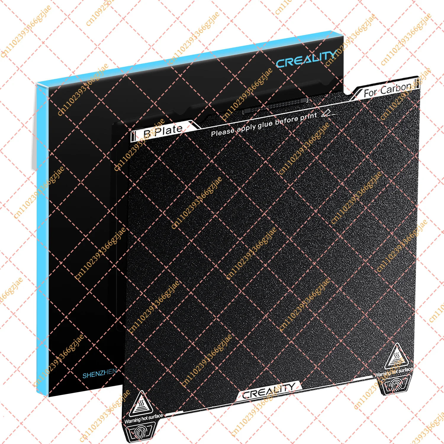 klf-creality-k1ck1-max-pei-build-platewithout-soft-magnetic-magnetic-spring-steel-print-bed-for-k1cender-3-v3-plus-3d-printe